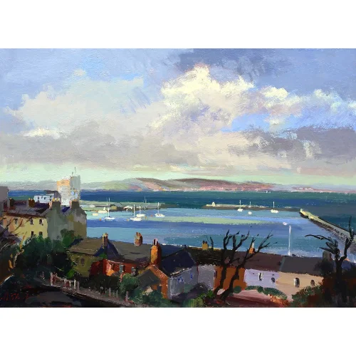 Granton Harbour, Small Mounted Print by Joseph Maxwell-Stuart - Image 2