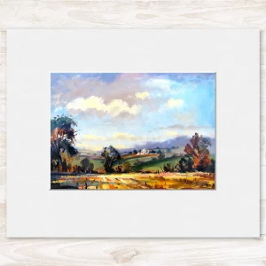 Rosslyn, distant, Small Mounted Print by Joseph Maxwell-Stuart