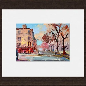 Sunny Day at Victor Hugo’s, Small Mounted Print by Joseph Maxwell-Stuart