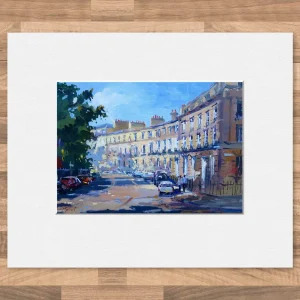 Royal Circus, Edinburgh, Small Mounted Print by Joseph Maxwell-Stuart