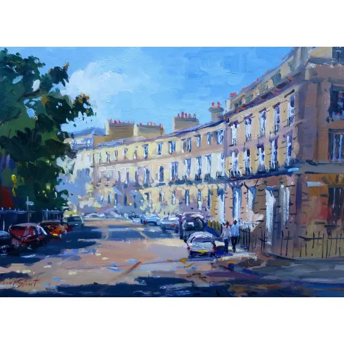 Royal Circus, Edinburgh, Small Mounted Print by Joseph Maxwell-Stuart - Image 2