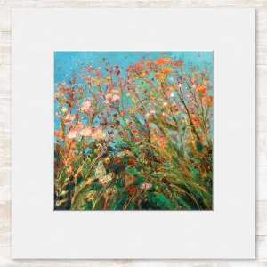 Delighting, Small Mounted Print by Keli Clark