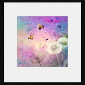 Clocks, Small Mounted Print by Lee Scammacca