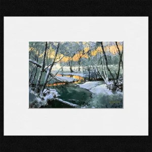 Winter Magic, Small Mounted Print by Margaret Evans