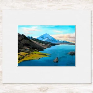 The Queens View, Small Mounted Print by Margaret Evans