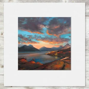 Clouds over Torridon, Small Mounted Print by Margaret Evans