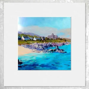 Iona Blues, Small Mounted Print by Margaret Evans