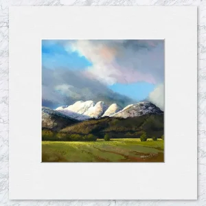 Glen Artney from Comrie, Small Mounted Print by Margaret Evans