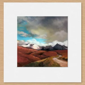 Glen Brittle Revisited, Small Mounted Print by Margaret Evans