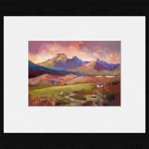 Blaven Glory, Small Mounted Print by Margaret Evans