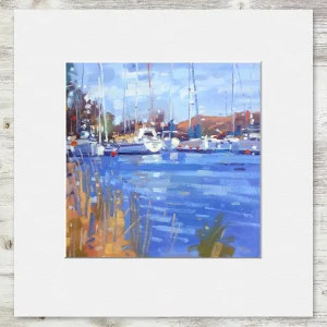 Crinan Morning, Small Mounted Print by Peter Foyle