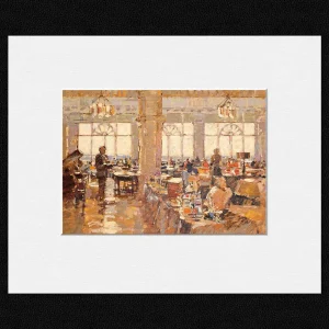 Afternoon Tea Turnberry, Small Mounted Print by Peter Foyle