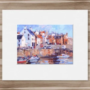 Crail Morning, Small Mounted Print by Peter Foyle