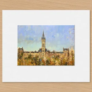 Glasgow University, Small Mounted Print by Peter Foyle