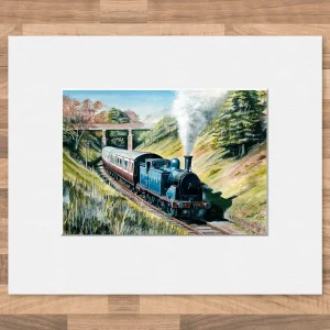 CR419 at the High Bridge, Small Mounted Print by Rod Harrison