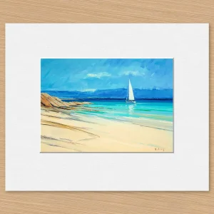 Close to the Shore, Small Mounted Print by Robert Kelsey