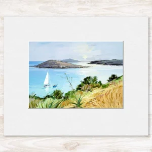 Ready to Sail, Small Mounted Print by Robert Kelsey