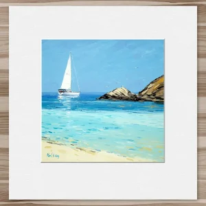 Passing By, Small Mounted Print by Robert Kelsey