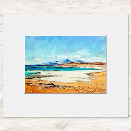 Sanna Bay, Small Mounted Print by Robert Kelsey