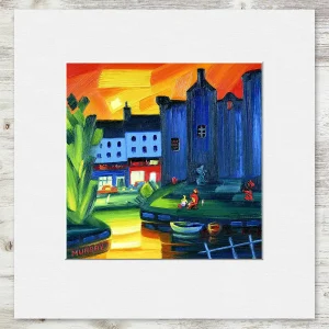 Rothesay Castle, Small Mounted Print by Raymond Murray