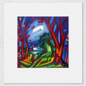Occupation Lane, Small Mounted Print by Raymond Murray