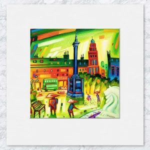 George Square 1, Small Mounted Print by Raymond Murray