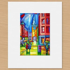 The Tron, Small Mounted Print by Raymond Murray