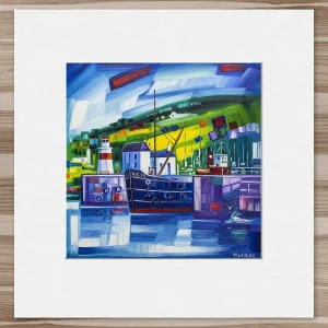 Crinan, Small Mounted Print by Raymond Murray