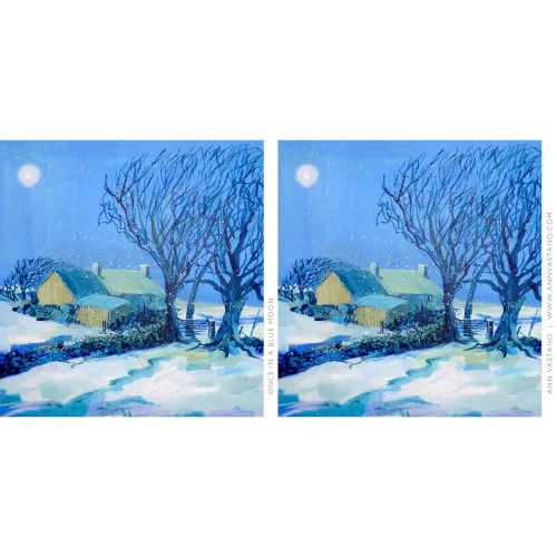 Once in a Blue Moon, Mug by Ann Vastano - Image 2