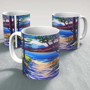 Loch Laggan through the Pines, Mug by Ann Vastano