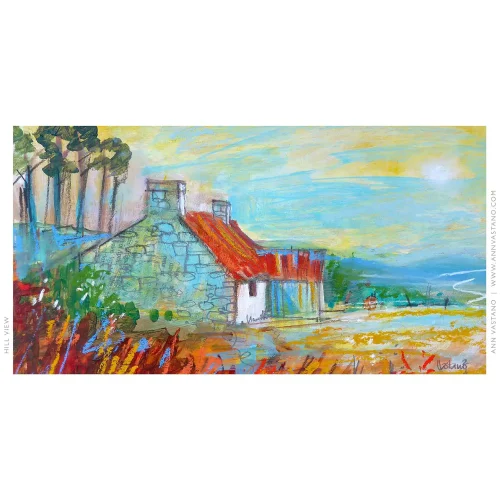 Hill View, Mug by Ann Vastano - Image 2
