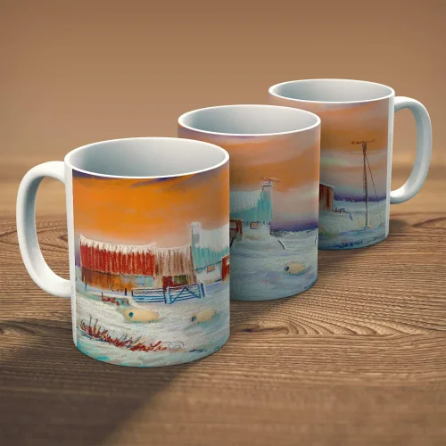 Deep Mid Winter, Mug by Ann Vastano