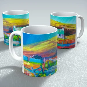 Lecht Bothy, Mug by Ann Vastano