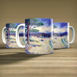 Winter at Tullochgrue, Mug by Ann Vastano