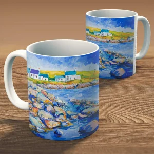 Rocky Shore, Mug by Ann Vastano