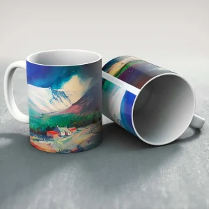Break in the Storm, Lairig Ghru, Mug by Ann Vastano