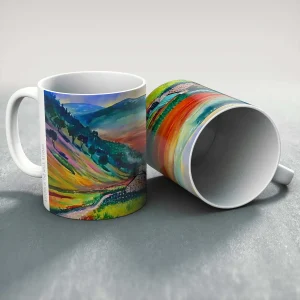 Autumn in the hills, Ryvoan, Mug by Ann Vastano