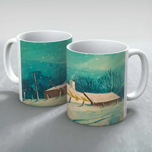 Deep Winter, Rothiemurchas, Mug by Ann Vastano