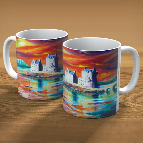 Eilean Donan Castle, Mug by Ann Vastano