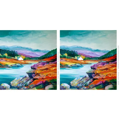 From the Pony Bridge, Glenfeshie, Mug by Ann Vastano - Image 2