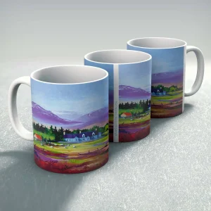 Grampian View, Drumguish, Mug by Ann Vastano