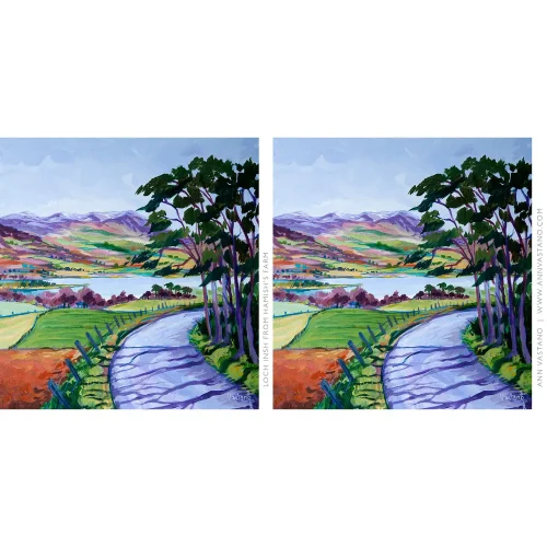 Loch Insh from Hamish's Farm, Mug by Ann Vastano - Image 2