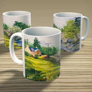Feshie Bridge, Mug by Ann Vastano