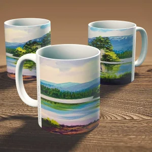 Springtime at Loch Eilein, Mug by Ann Vastano