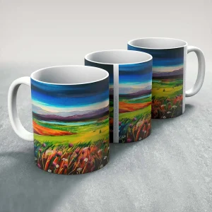 Wild Flowers on Cairngorm, Mug by Ann Vastano