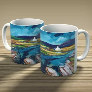 Dark Clouds, Glen Feshie, Mug by Ann Vastano