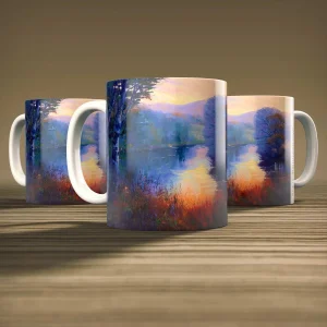 Evening Reflections, Mug by Colin Robertson