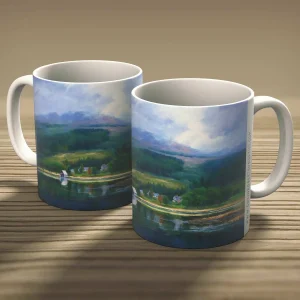 The Boat House, Loch Lubnaig, Mug by Colin Robertson