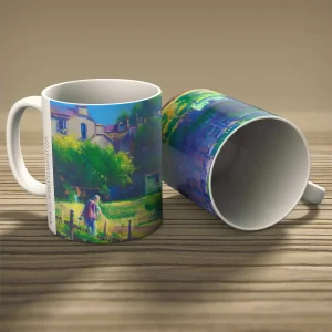 The Allotment, Dunkeld, Mug by Colin Robertson