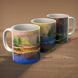 Morning Light, Bridge of Balgie, Glenlyon, Mug by Colin Robertson